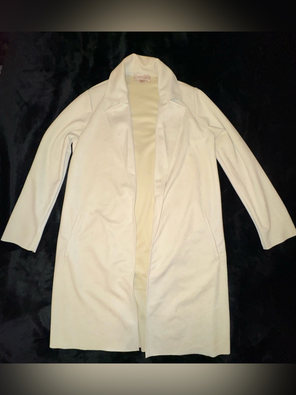 Philosophy Women’s Cream Longline Open Blazer